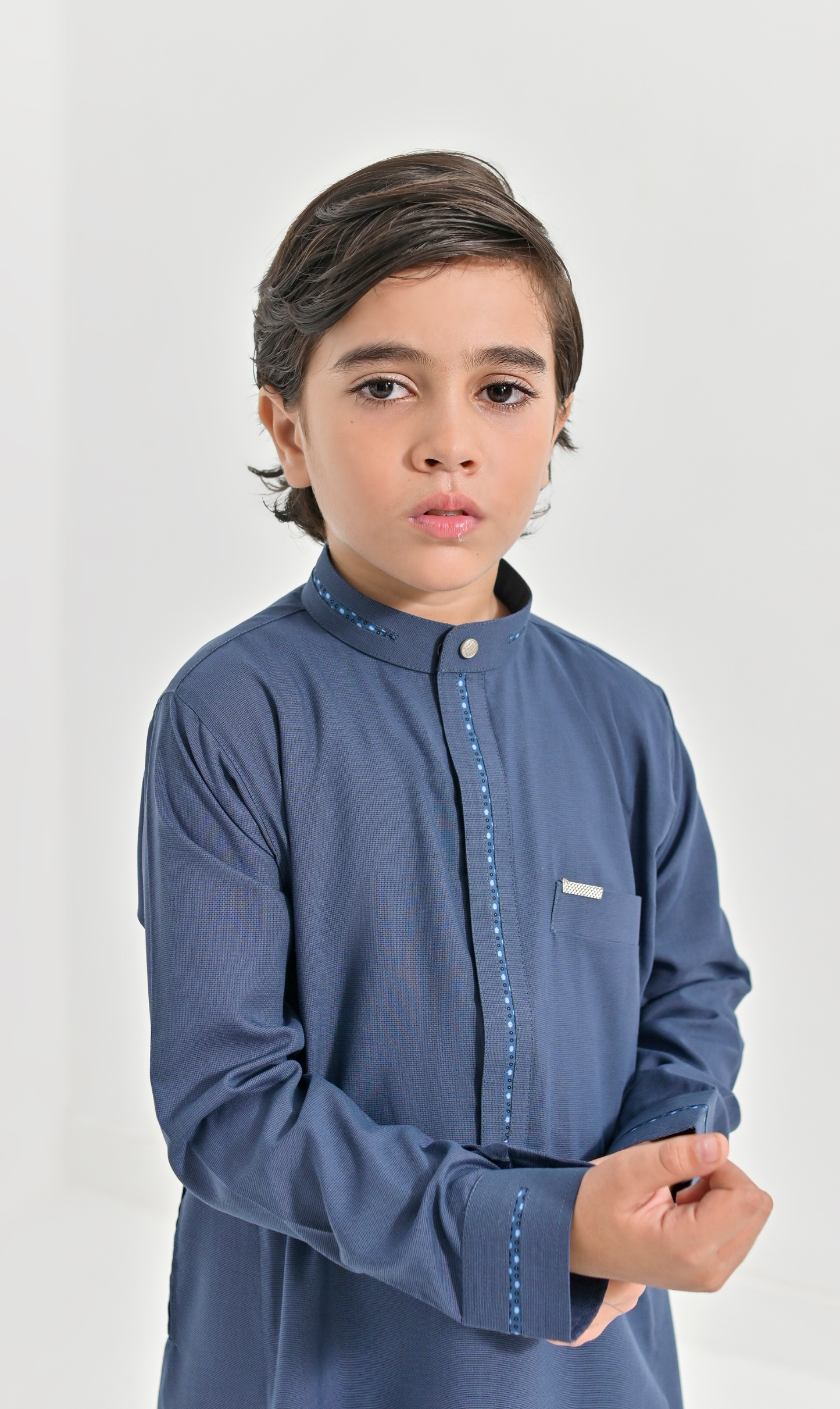 Kids Modern Thobe Asian Style