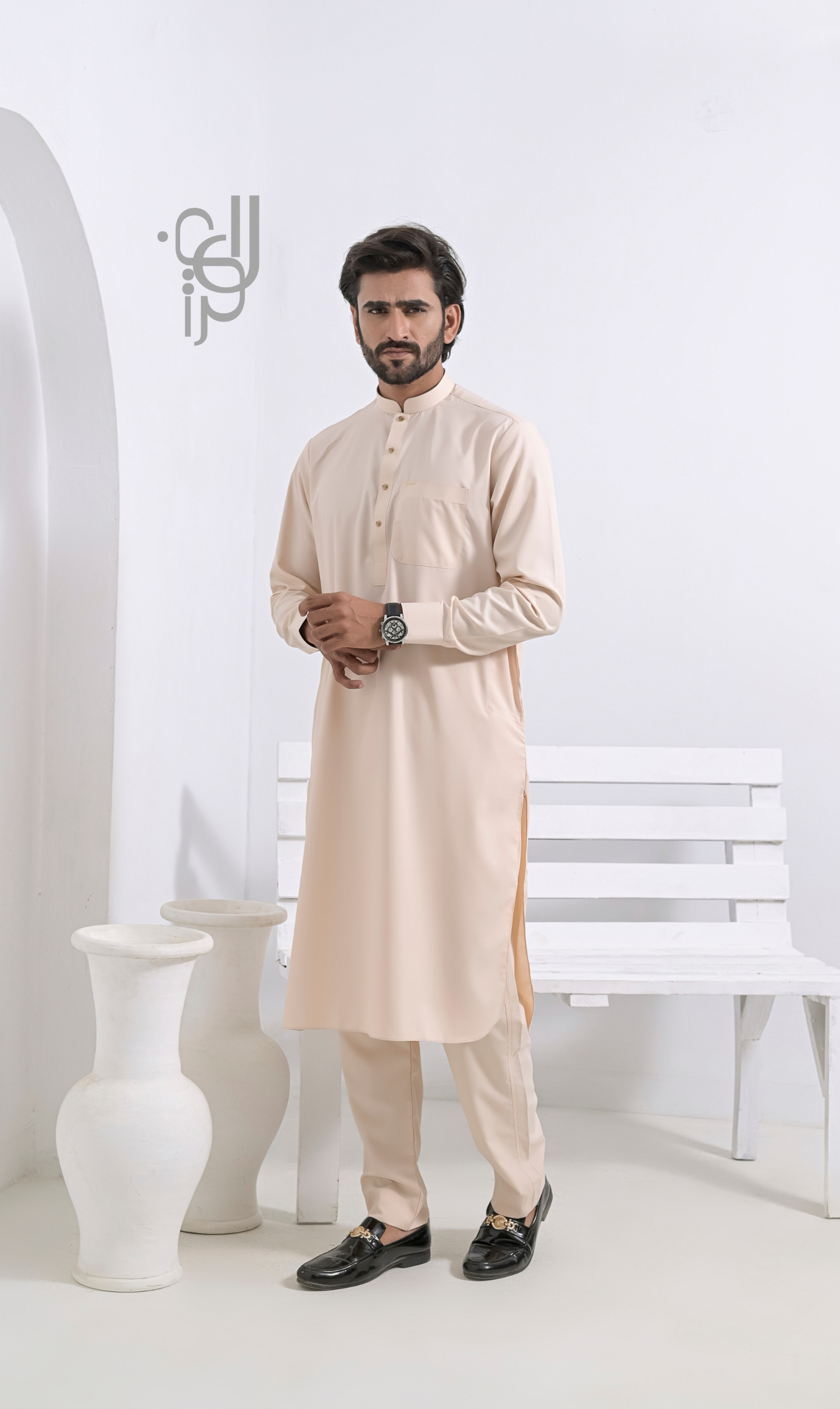 Kurta Pajama (Adeeb Series) Light Pink