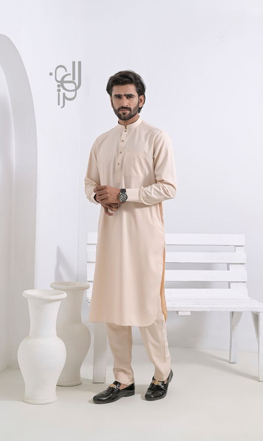 Kurta Pajama (Adeeb Series) Light Pink