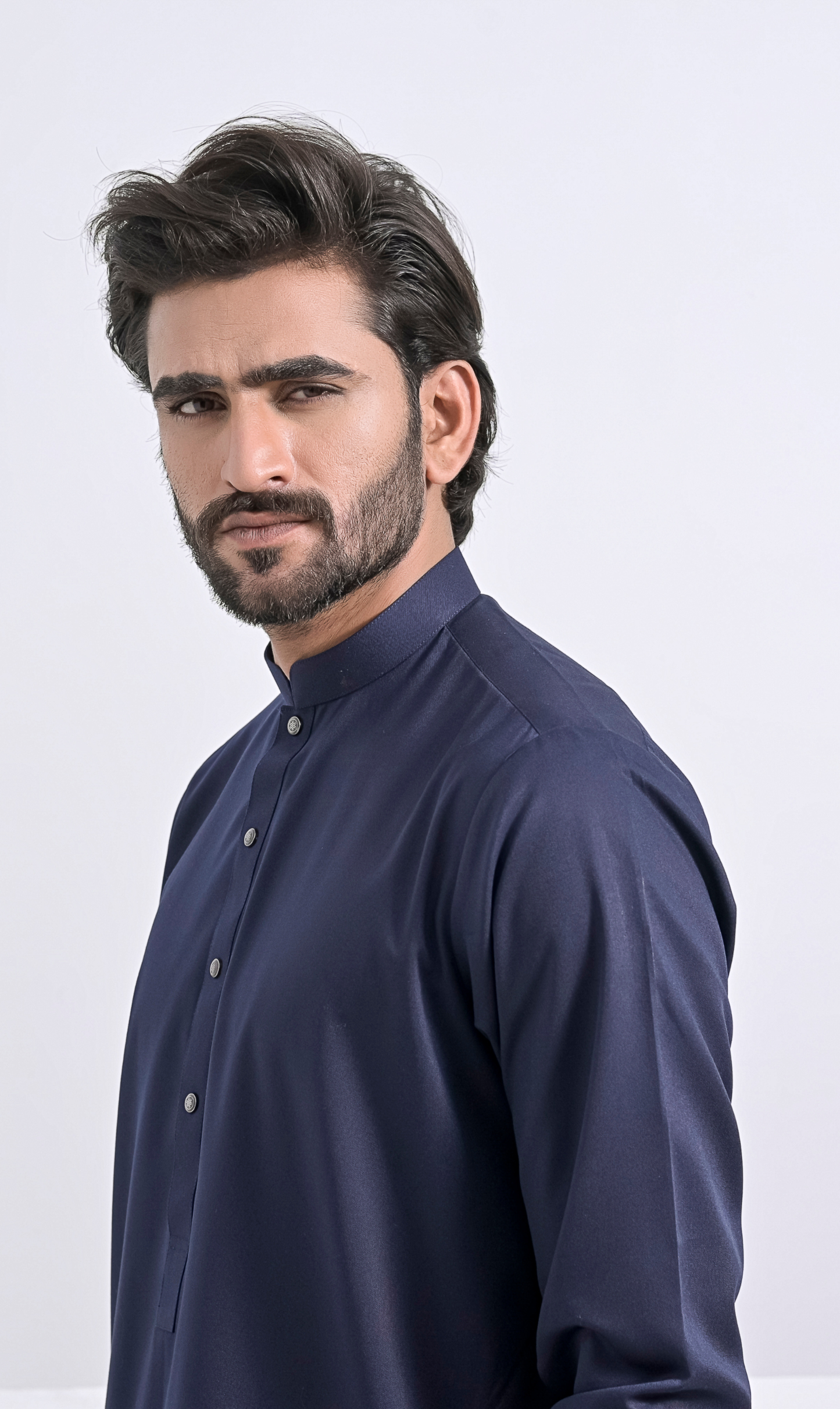Kurta Pajama (Adeeb Series) Navy Blue
