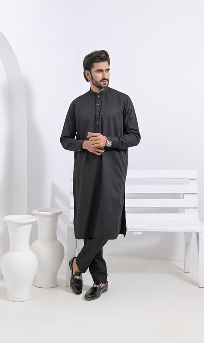 Kurta Pajama (Adeeb Series) Navy Blue