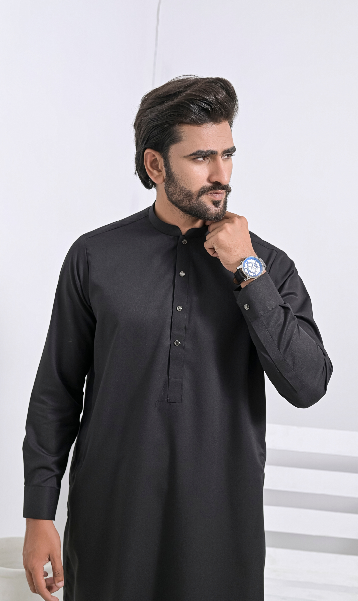 Kurta Pajama (Adeeb Series) Black