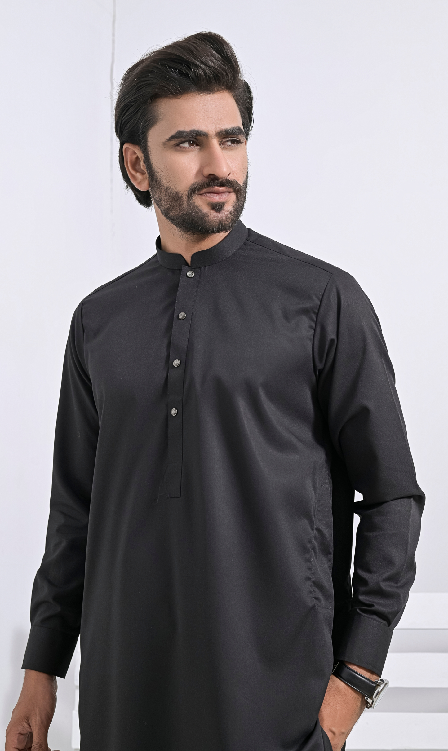Kurta Pajama (Adeeb Series) Black