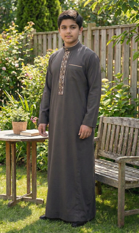 Designer Occassional Jubba | Thobe for Kids