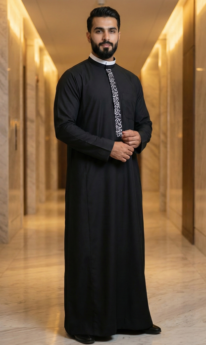 Designer Caligraphy Thobe | Jubba