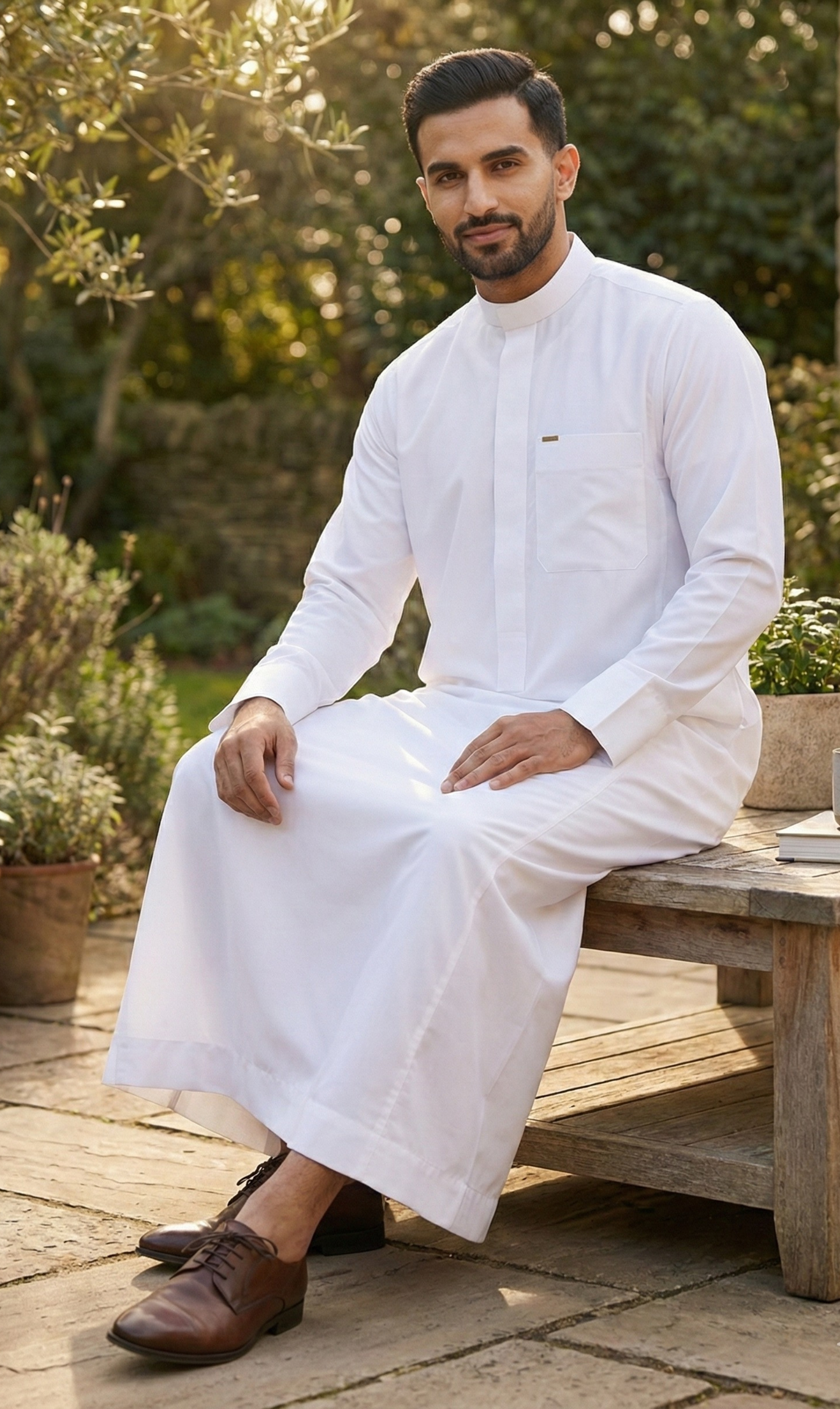 Premium SAUDI THOBE – OffWhite
